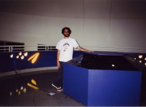 Posing by the Console